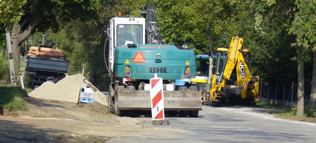  Początek prac na ulicy Żeromskiego w Drzewicy