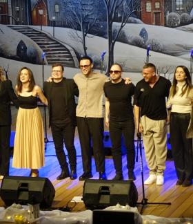 Na scenie zespół Sound’n’Grace w 10-osobowym składzie