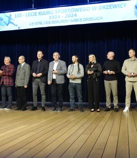 Na scenie uhonorowani kajakarze KS Gerlach Drzewica