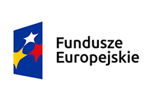Logo funduszy Europejskich i napis Fundusze Europejskie