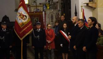  Msza święta w intencji ofiar pacyfikacji odprawiana w kościele pw. św. Łukasza w Drzewicy