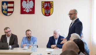 Głos zabiera Zastępca Burmistrza Drzewicy Dominik Niemirski