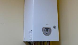 Nowo zamontowany piec gazowy