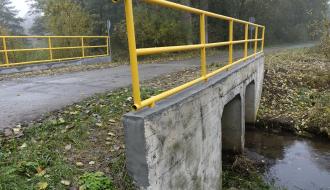 Wyremontowany przepust pod drogą gminną w Giełzowie