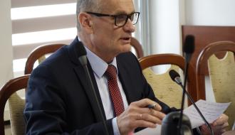 Głos zabiera Burmistrz Drzewicy Janusz Reszelewski