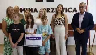 Wspólne zdjęcie z reprezentacją SP w Idzikowicach