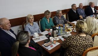 Uczestniczący w sesji sołtysi