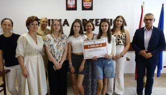 Wspólne zdjęcie z reprezentacją SP w Domasznie