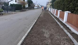 Nowa nawierzchnia jezdni i podbudowa pod chodnik