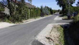 Wyremontowana droga gminna w Brzustowcu