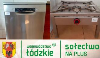 Zmywarka i taboret gazowy