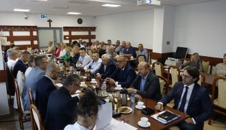 Uczestnicy IV Sesji Rady Miejskiej w Drzewicy