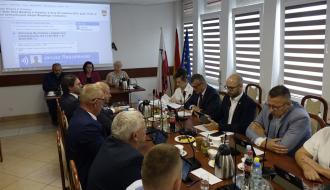 Uczestnicy IV Sesji Rady Miejskiej w Drzewicy