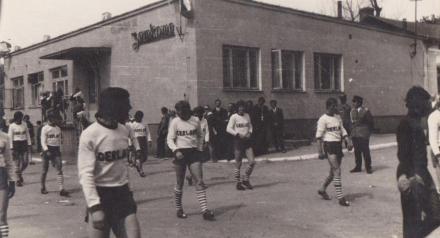 historyczne zdjęcie piłkarzy klubu sportowego Gerlach Drzewica