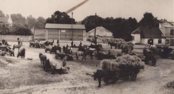 historyczne zdjęcie ochotniczej straży pożarnej
