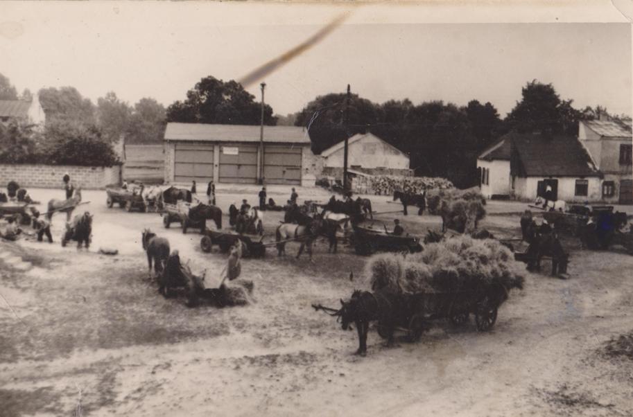 historyczne zdjęcie ochotniczej straży pożarnej